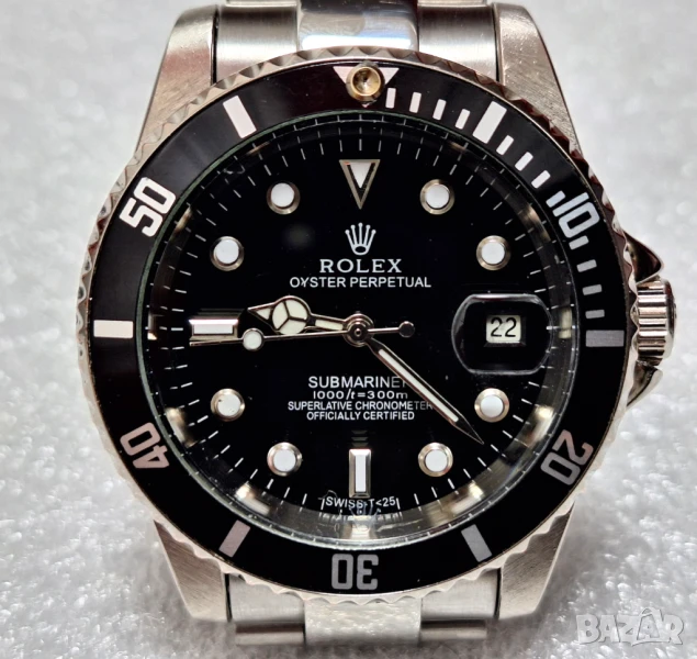 ПОРЪЧАН! Мъжки Часовник ROLEX Automatic OYSTER PERPETUAL SUBMARINER , снимка 1