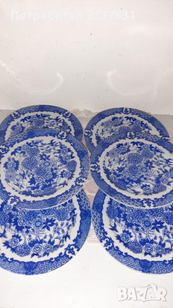 НОВ ! Комплект ЧИНИИ - 6 бр ЯПОНСКИ ПОРЦЕЛАН , снимка 1