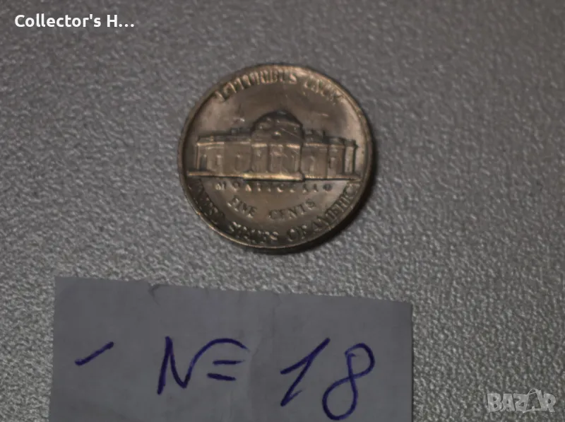 Монета 5 цента от 1977 година Jefferson US, снимка 1