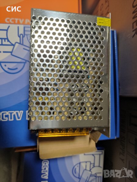 Захранване за видеонаблюдение 12V5A блок, снимка 1