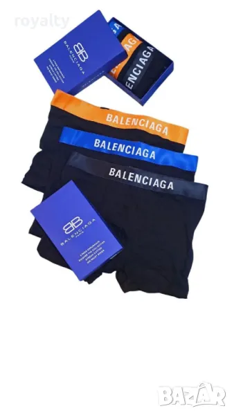 Balenciaga мъжки боксерки 3 бр., снимка 1