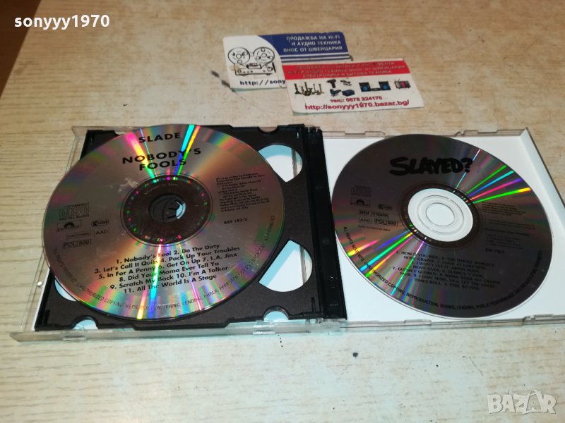 SLADE-SLAYED CD X 2-SWISS 1811211949, снимка 1