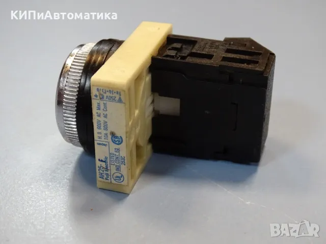 бутон команден FUJI Electric AH25-F push button switch black, снимка 3 - Резервни части за машини - 49192102