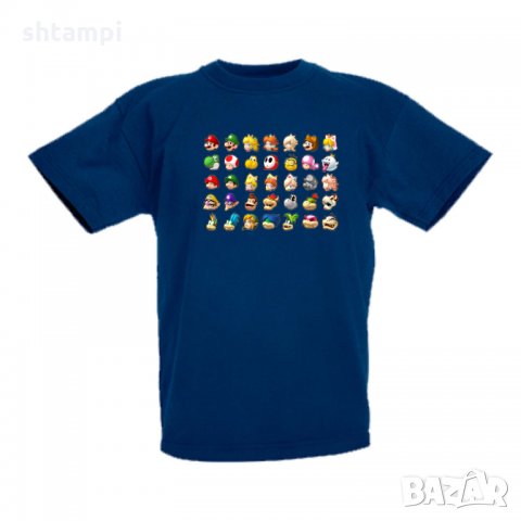 Детска тениска Супер Марио Nintendo Games Heads, снимка 6 - Детски тениски и потници - 33089444