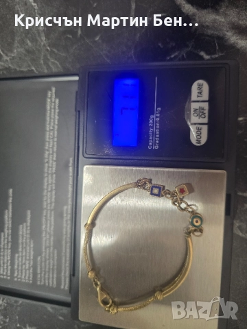 Златна гривна проба 585/14к 7,11гр. , снимка 7 - Гривни - 52074358