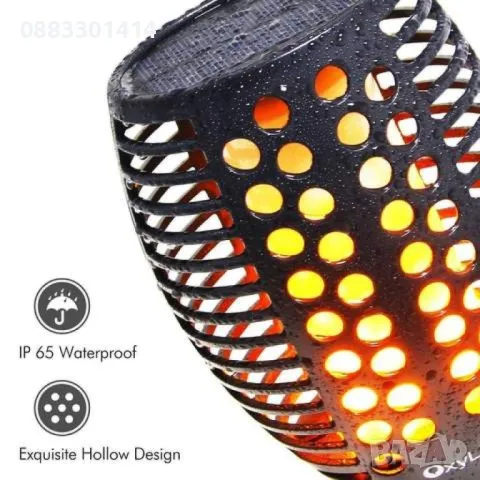 Соларна лампа Факла Имитираща огън , снимка 8 - Соларни лампи - 49753633