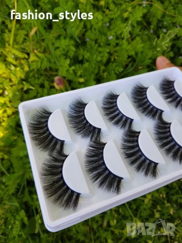 6D Мигли естествен косъм, снимка 2 - Декоративна козметика - 40629178