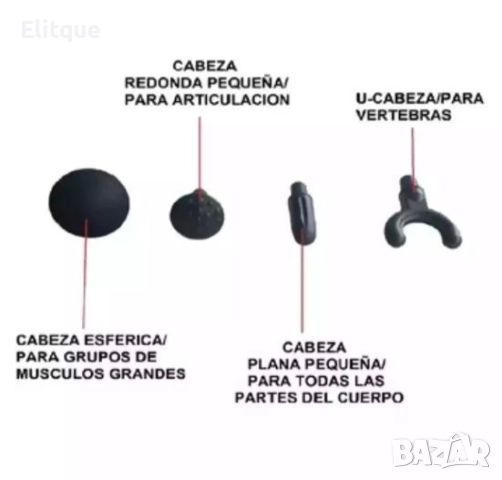 Масажор с 4 приставки, снимка 10 - Масажори - 52862530