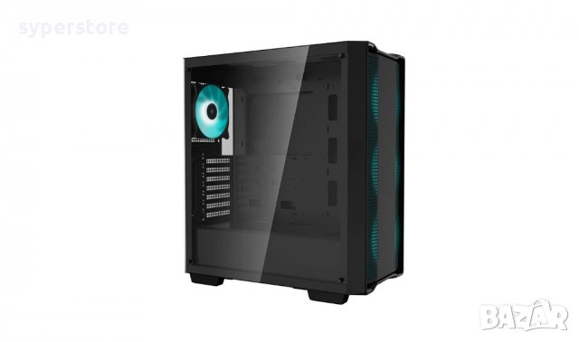 Кутия за компютър DeepCool CC560 Черна ATX Middle Tower, снимка 2 - Захранвания и кутии - 39786512