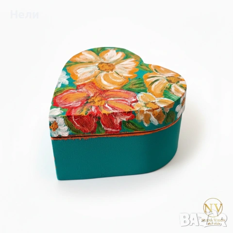 Кутийка за бижута - сърце, снимка 4 - Ръчно изработени сувенири - 53260985