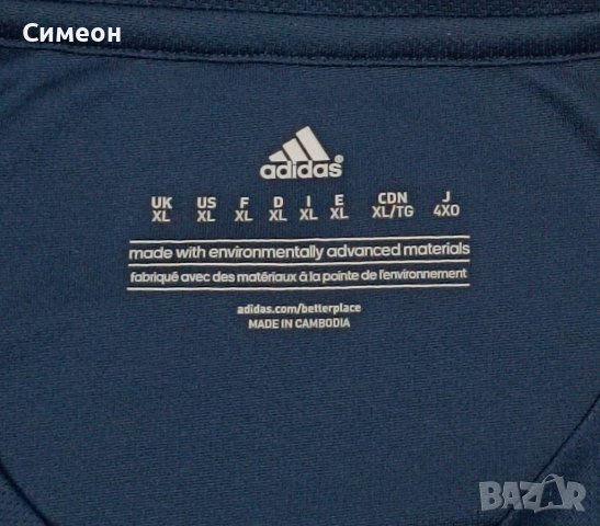 Adidas оригинална тениска XL Адидас спортна фланелка фитнес, снимка 3 - Спортни дрехи, екипи - 39474257