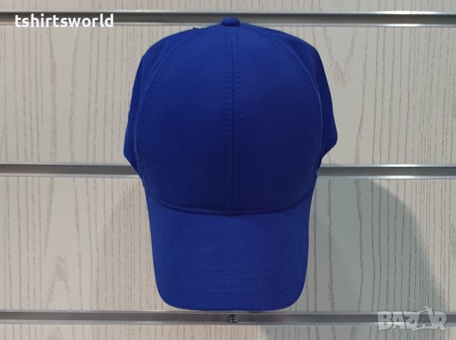 Нова изчистена шапка с козирка в тъмносин цвят, микрофибър, снимка 4 - Шапки - 37505670