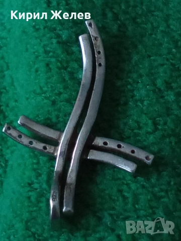 Старо сребърно кръстче 57741, снимка 7 - Колиета, медальони, синджири - 52361194