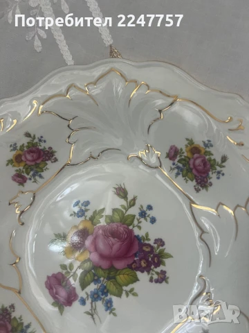 Плато порцелан Weimar, снимка 3 - Антикварни и старинни предмети - 51381457