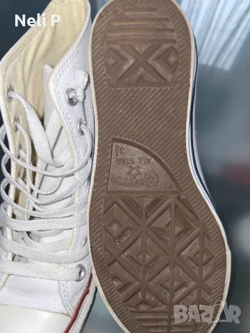 Кецове Converse-естествена кожа, снимка 3 - Кецове - 50263574