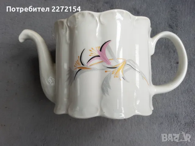 Порцеланов чайник 2, снимка 3 - Антикварни и старинни предмети - 49790095