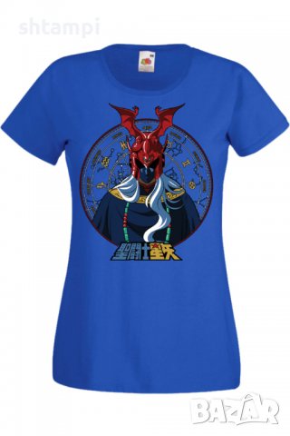 Дамска тениска _Saint Seiya Knights of the Zodiac Pope Ares,Анимация,игра,Празник,Повод., снимка 5 - Тениски - 38074420
