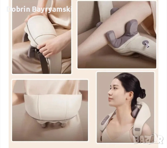Масажор за врат SeveShop Smart Heat Pain Relief Relax Physiotherapy 5D Deep Dual Mode, снимка 3 - Масажори - 53188145