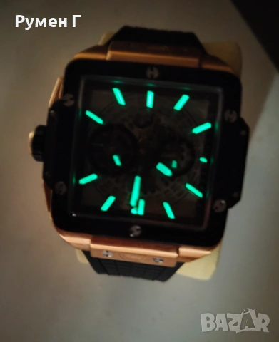 Hublot Square Bang Unico King Gold 42, нов, бартер, снимка 8 - Мъжки - 53446892
