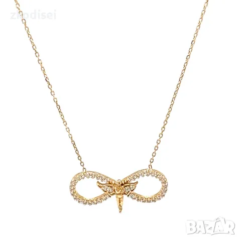 Златно колие 2,43гр. 42см. 14кр. проба:585 модел:26615-3, снимка 1