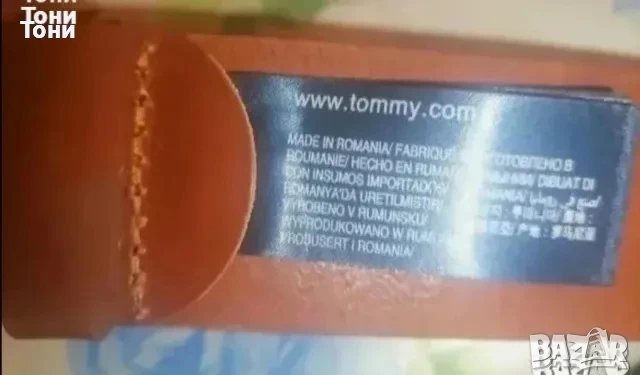 TOMMY HILFIGER Оригинал Нов Дамски Колан Изцяло от Естествена Кожа 100см., снимка 4 - Колани - 52436922