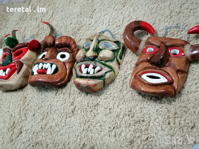 Дървени Сурвакарски. Кукерски маски, снимка 5 - Други - 27637172