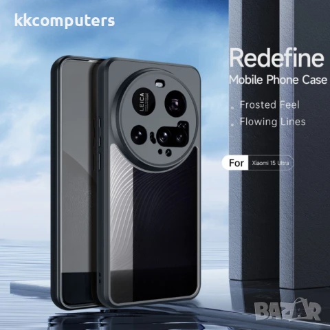 DUX DUCIS Aimo Удароустойчив Калъф + Скрийн Протектор за Xiaomi 15 Ultra – Черен, снимка 3 - Калъфи, кейсове - 50736472