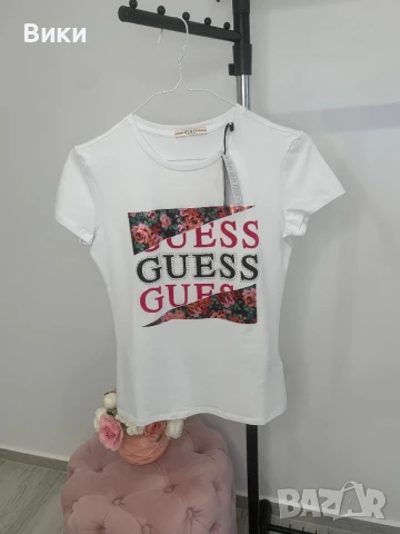 Тениска Guess нова с етикет, снимка 5 - Тениски - 50449553