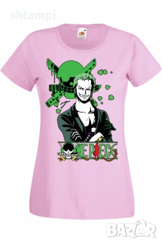Дамска тениска One Piece Roronoa Zoro 03,Анимация,игра,Празник,Повод., снимка 10 - Тениски - 38073659