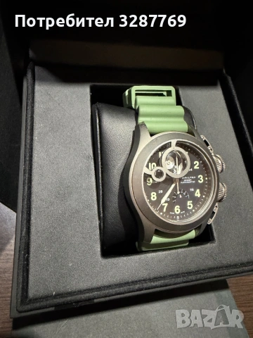 HAMILTON KHAKI FROGMAN CHRONO TITANIUM SWISS VALJOUX 7750, снимка 3 - Мъжки - 53327780
