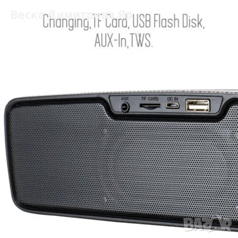 Преносима Bluetooth тонколонка S2025 - Мощен звук, стилен дизайн и безгранична свобода, снимка 2 - Тонколони - 47766043