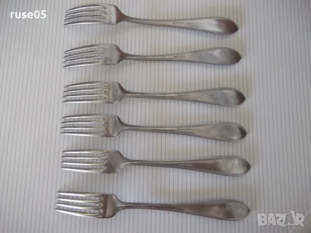 Лот от 6 бр. вилици "ABS-ROSTFREI", снимка 3 - Прибори за хранене, готвене и сервиране - 50367293