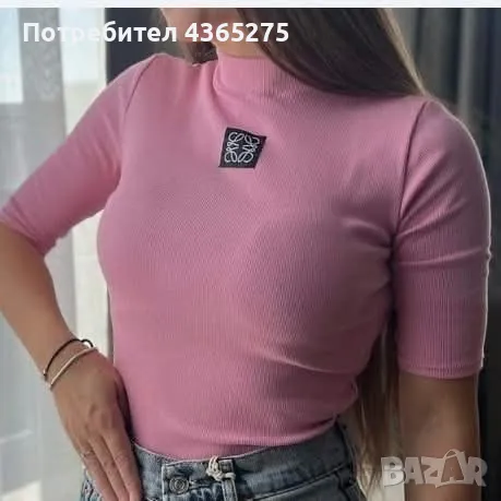 дамски блузки ,Хит модел в 2 цвята, снимка 2 - Тениски - 49306082