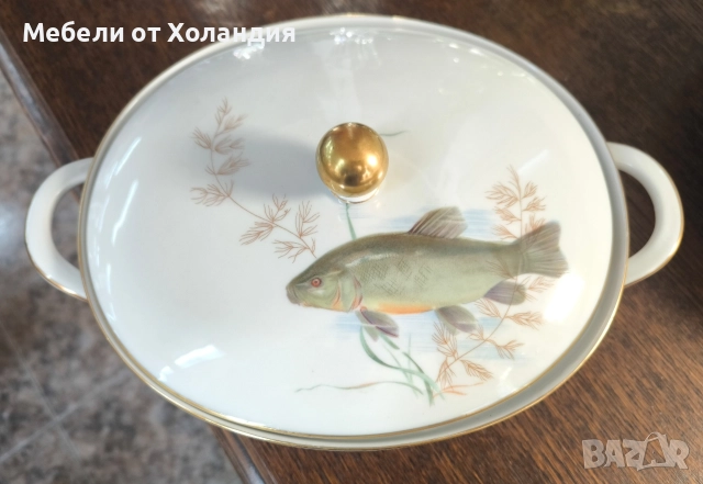Баварски рибен сервиз, снимка 4 - Сервизи - 52825593