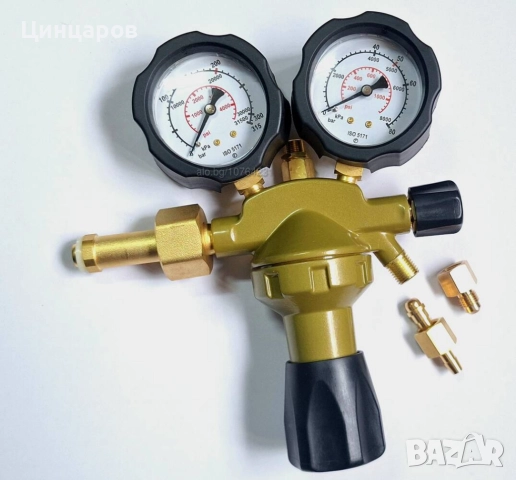 Азот 50bar редуцир премиум, накрайници маркуч и клима