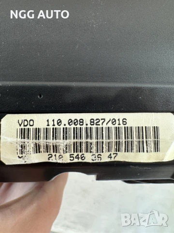 Табло / Километраж Mercedes W210 E300 TD - 2105409647 / 210 540 96 47 / 84570244, снимка 7 - Части - 51403070