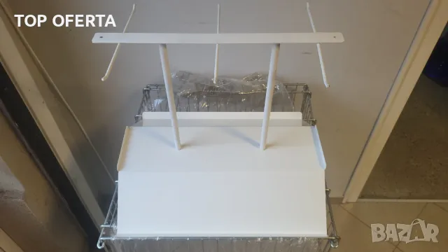 Стелаж Метален за касова зона 48 х 39 х 40 см, снимка 5 - Стелажи и щандове - 47790365