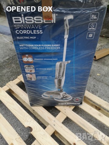 Акумулаторен моп за твърд под / подочистачка Bissell SpinWave, 18 волта, снимка 11 - Други - 37966901