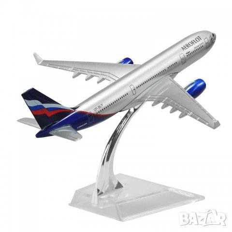 Еърбъс 330 самолет модел макет Аерофлот метален A330 Русия, снимка 4 - Колекции - 28057658