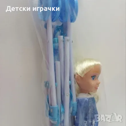 Количка за кукли с кукла Елза, Фроузен, снимка 3 - Кукли - 50226128