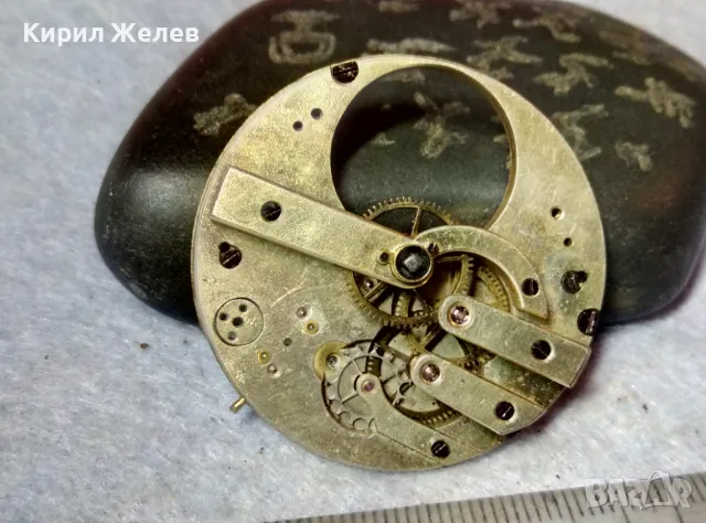 МЕХАНИЗЪМ от СТАР РЯДЪК МОДЕЛ ШВЕЙЦАРСКИ ДЖОБЕН ЧАСОВНИК За РЕСТАВРАЦИЯ ЧАСТИ КОЛЕКЦИЯ ДЕКОР 49693, снимка 7 - Антикварни и старинни предмети - 48623454