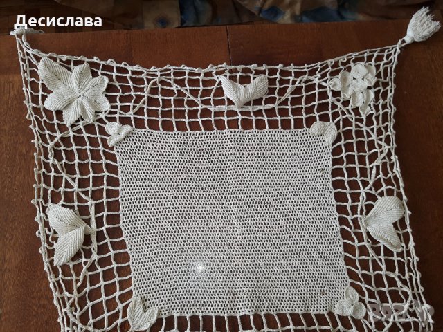 Антикварно каре - покривка за маса, снимка 2 - Антикварни и старинни предмети - 27945101