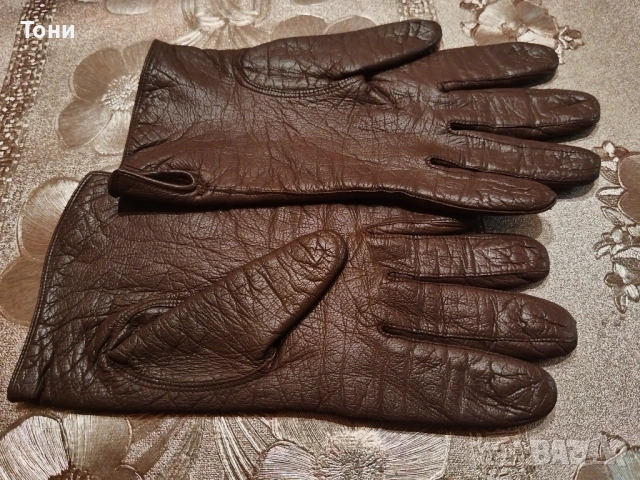 Нови Дамски Ръкавици Изцяло от Естествена Кожа М, снимка 2 - Ръкавици - 53447784