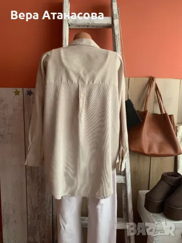 👜🧡🤎 Divided💄 връхна риза в телесен цвят🥾, снимка 3 - Ризи - 49244679