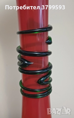 Красиви стъклени вази, снимка 4 - Вази - 52432220