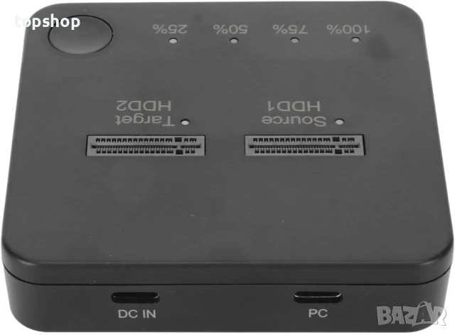 Дубликатор за M.2 SSD, 2 слота 1Gbps високоскоростно офлайн клониране на M.2 SATA SSD, Type-C - SATA, снимка 4 - Кабели и адаптери - 50649723