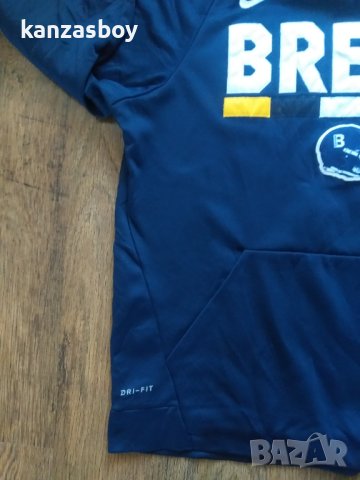 nike dri fit - страхотно мъжко горнище L, снимка 3 - Спортни дрехи, екипи - 43627628