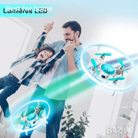 4DRC V5 Мини Дрон за Деца Хеликоптер с 2 Батерии, снимка 7 - Друга електроника - 52638671