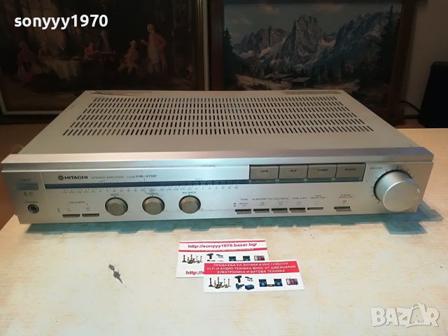 ПОРЪЧАН-HITACHI HA-4700 STEREO AMPLIFIER-MADE IN JAPAN 1506221909, снимка 7 - Ресийвъри, усилватели, смесителни пултове - 37098261