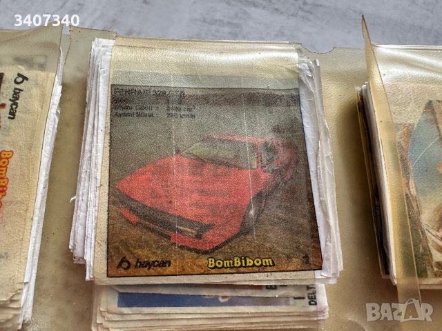 Колекционерски картинки от дъвки  TURBO ,OTO MOTO,BOM BIBOM , снимка 9 - Колекции - 43968959